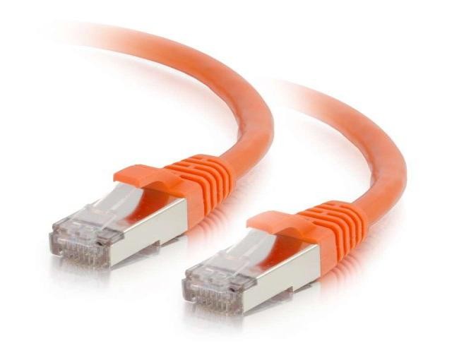 C2G 00861 Cat6 Cable - Snagless Shielded Ethernet Network Patch Cable, Yellow (3 Feet, 0.91 Meters)