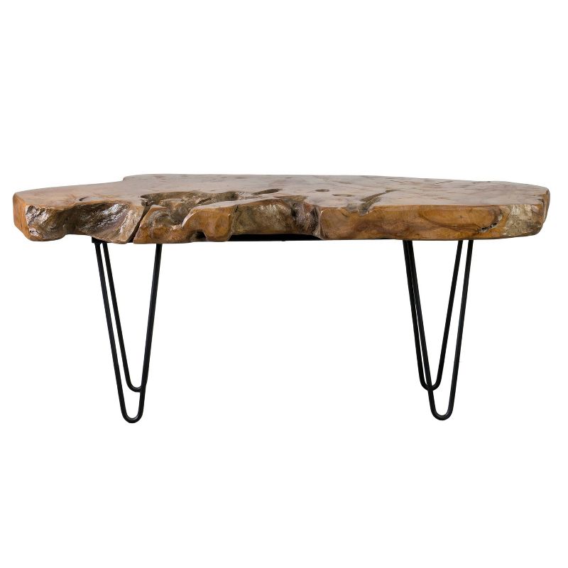 Josie Live Edge Coffee Table Brown - East at Main