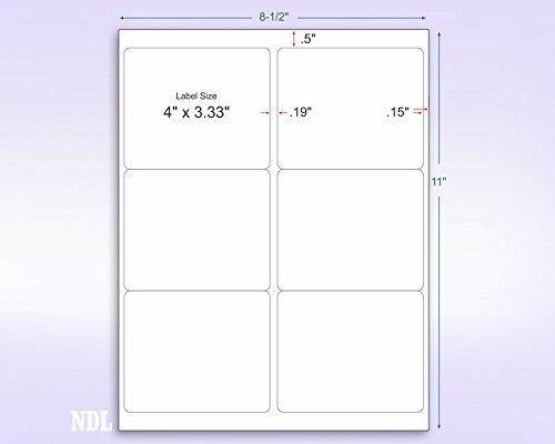 FBA Laser / Ink Jet Labels, For Bar Code, Asin #, Box Labels, Pallet Labels (500 Sheets 6 Up Labels = 3000 Labels)