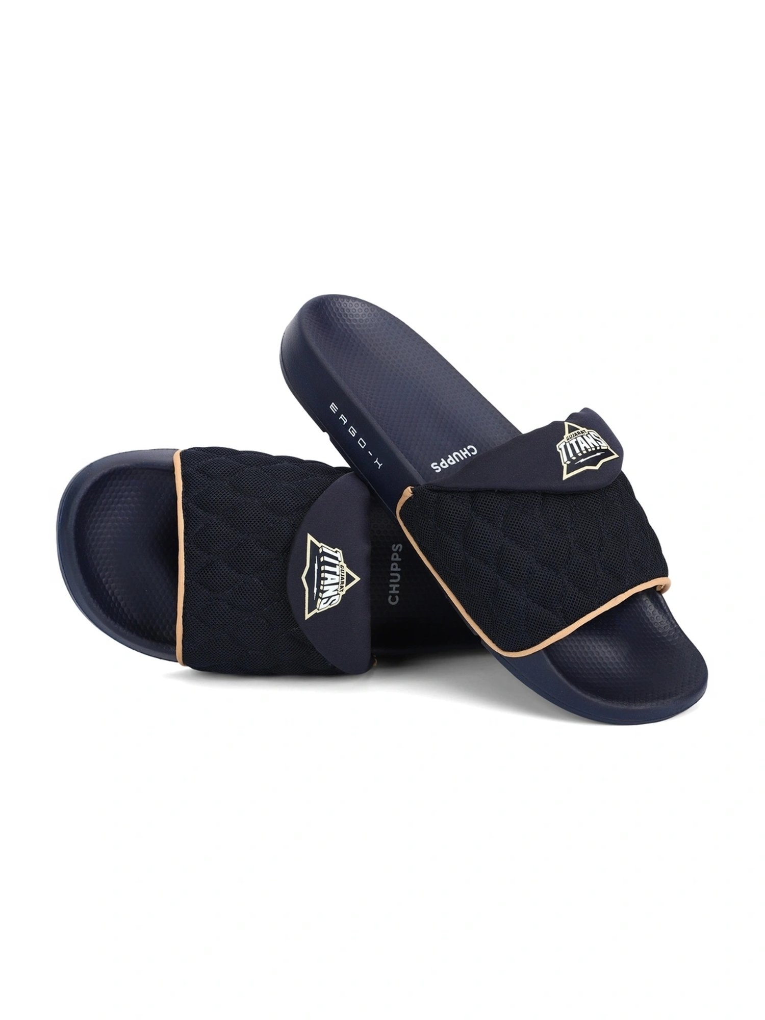 Chupps Men's Gujarat Titans Navy Slides