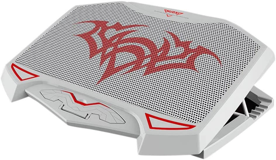 DAS Leben Laptop Cooler, Multi-Angle Adjustment Laptop Cooler Base, Colorful Breathing Light Cooler, Universal Portable Multifunctional Radiation Fan