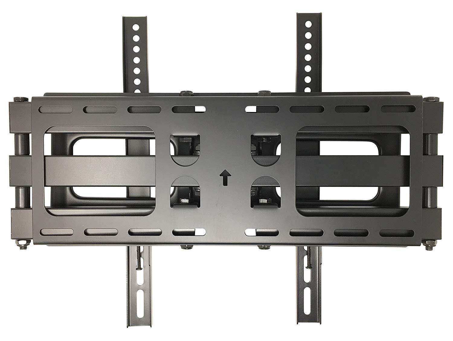 Kenuco Heavy Duty Full Motion TV Wall Mount for Most 26"-55" Samsung Sony LG LCD LED Plasma Flat Screen TV Monitor | up to 110 lb | VESA 400x400 | Swivels 180&deg; | Tilts +12&deg; -20&deg; | GMW846