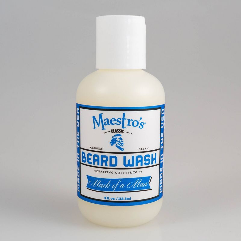 Maestro's Classic Mark of a Man Blend Beard Wash - 4 fl oz