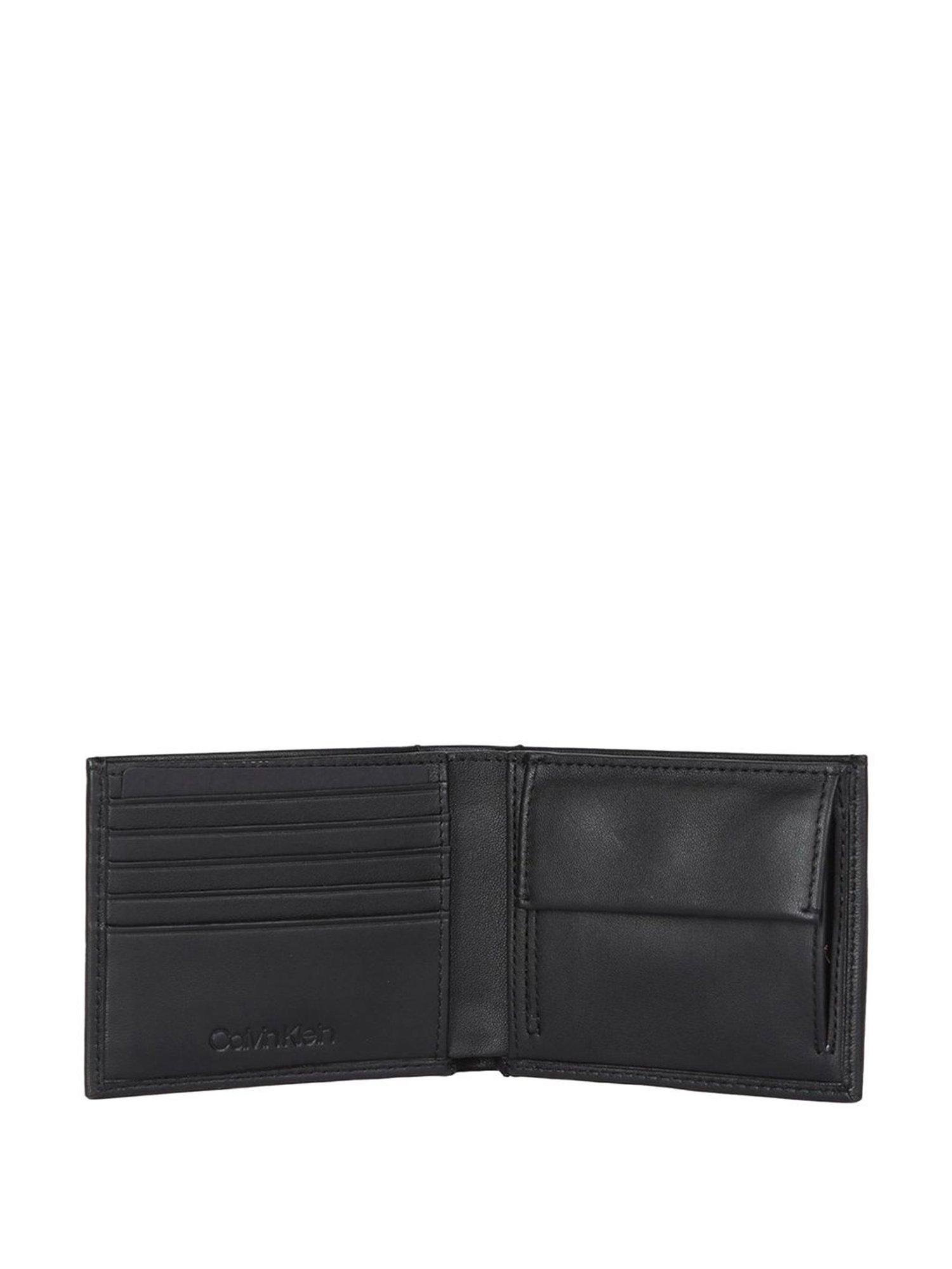 CALVIN KLEIN Black PRIMARY L 5CC Leather Bi-Fold Wallet