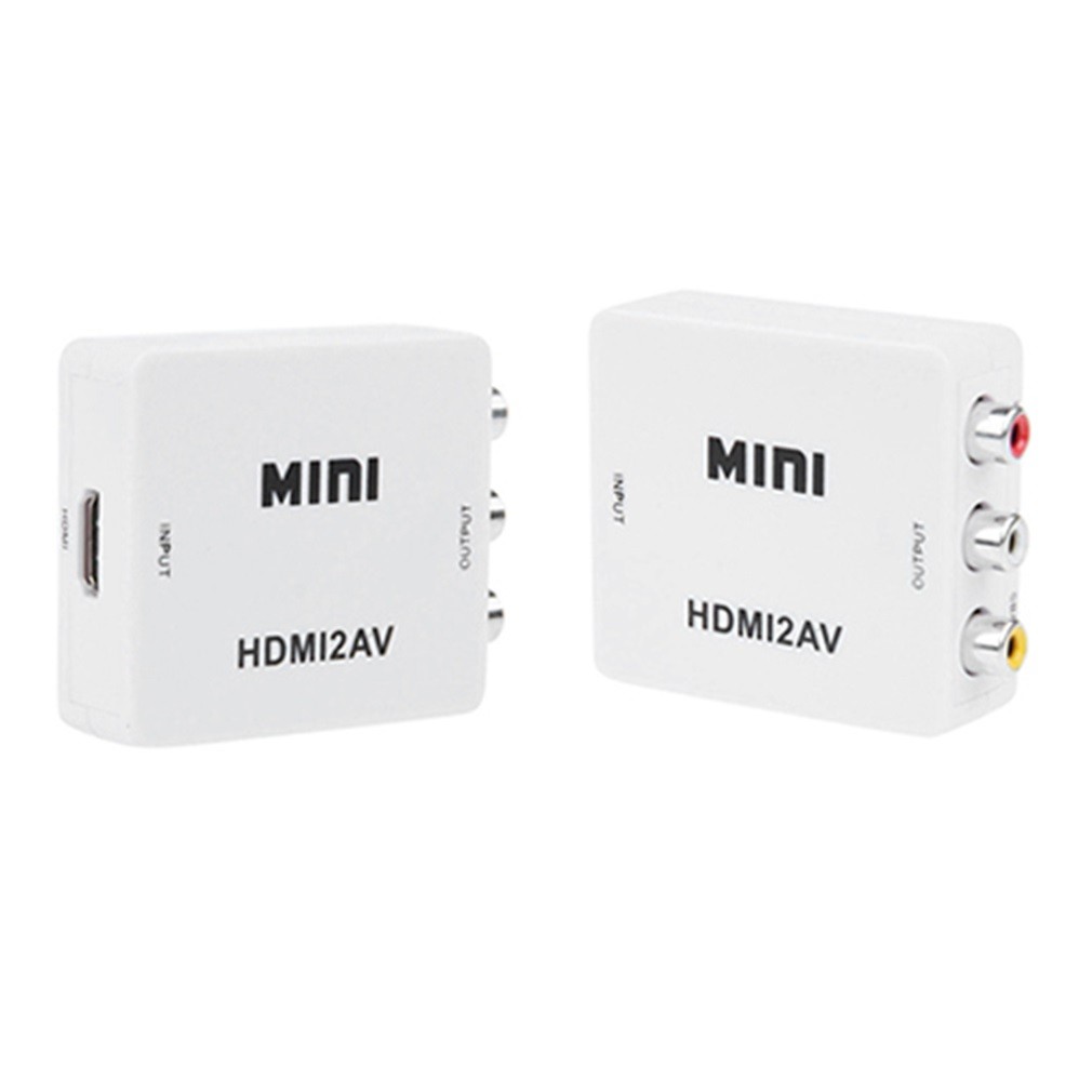 Mini Composite HDMI to CVBS RCA AV Video Converter Adapter Video Converter Box Old TV HD 1080p HRCA HD Video Converter