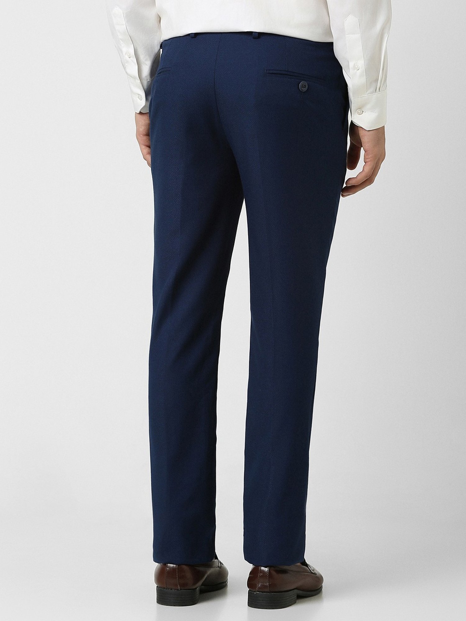 Van Heusen Navy Skinny Fit Trousers