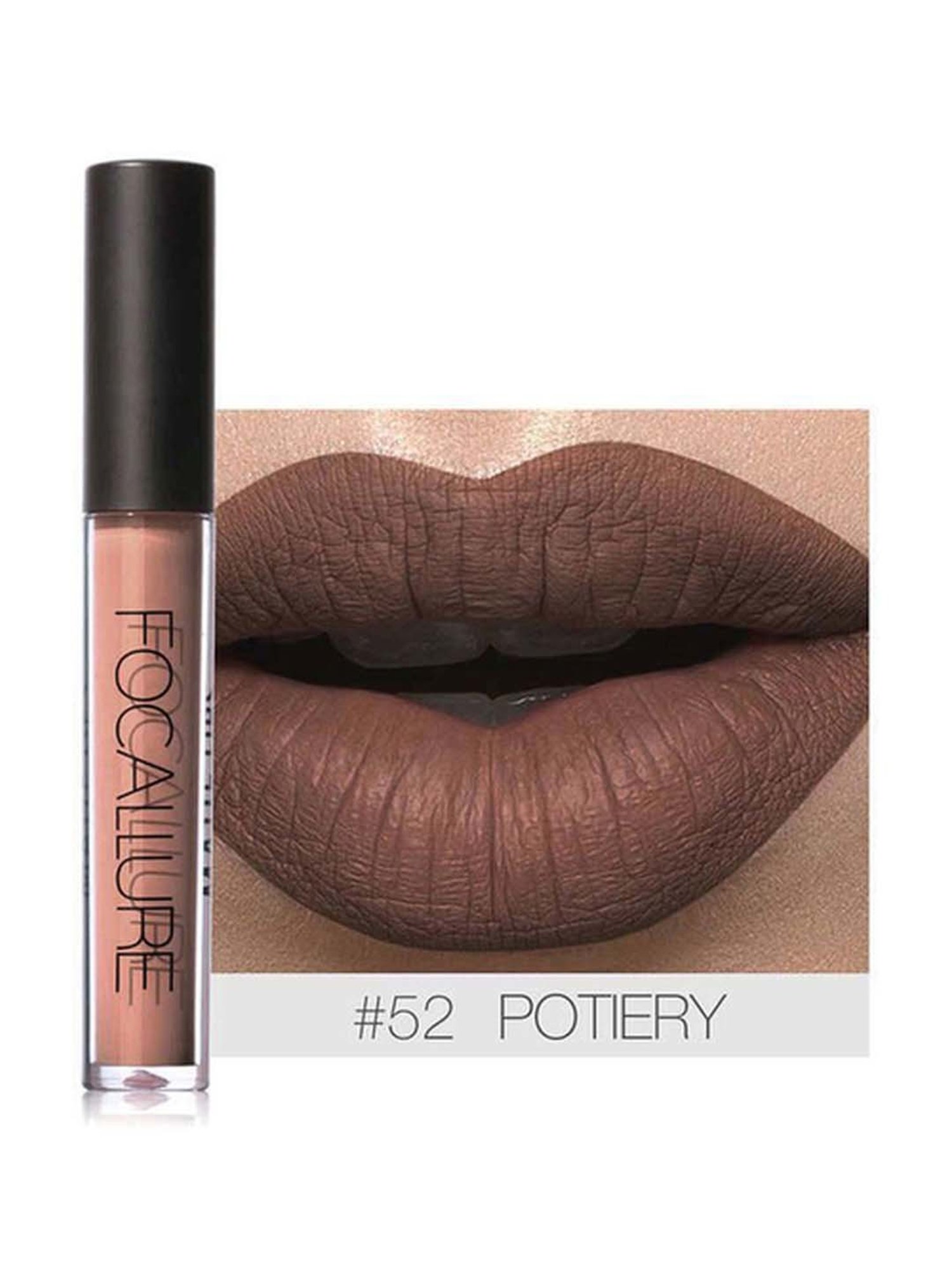 FOCALLURE Matte Liquid Lipstick Potiery - 6 gm