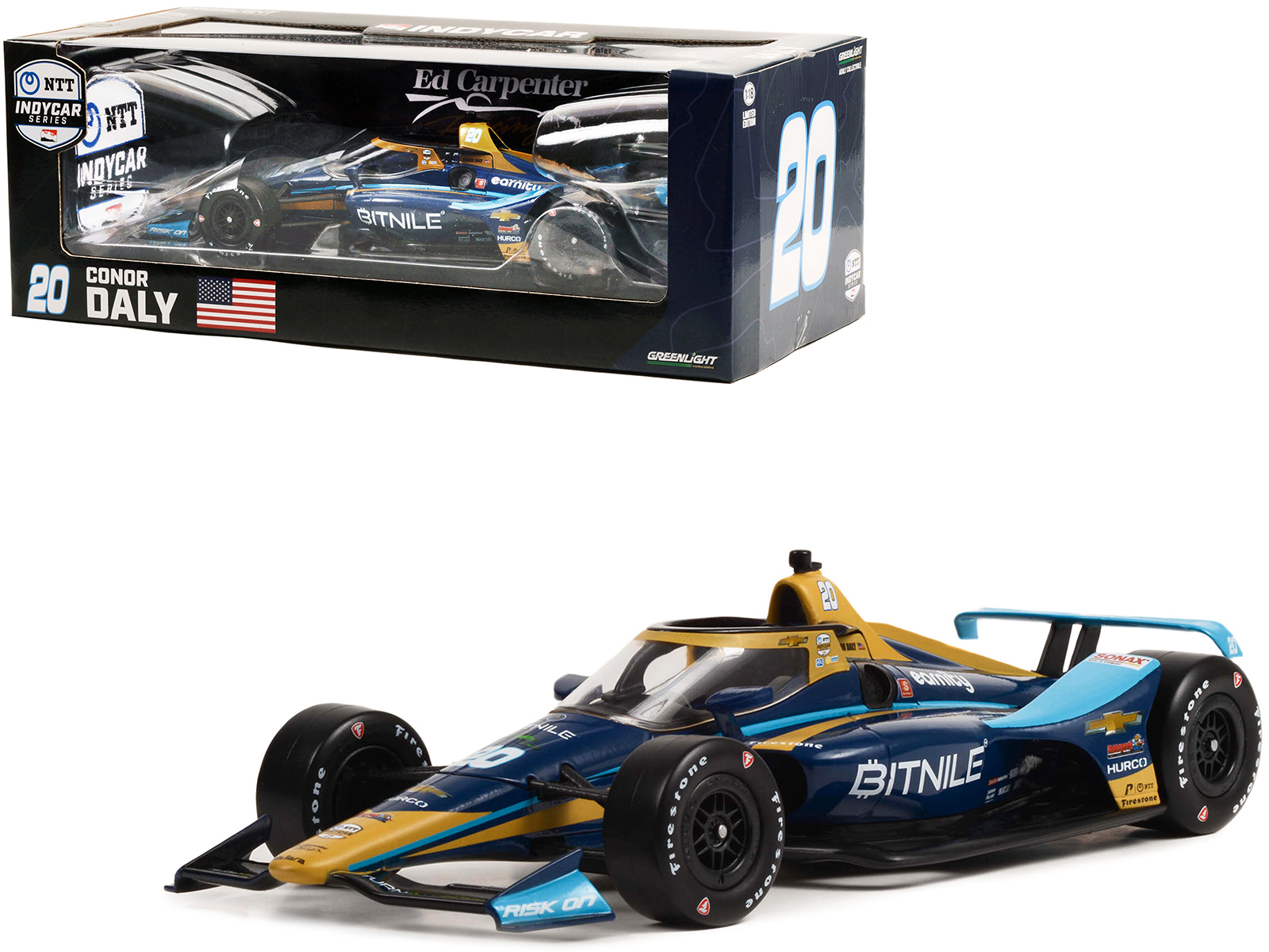 Dallara IndyCar #2 Josef Newgarden "Shell Oil" Team Penske Winner "108th Indianapolis 500 - NTT IndyCar Series" (2024) 1/64 Diecast Model Car by Greenlight