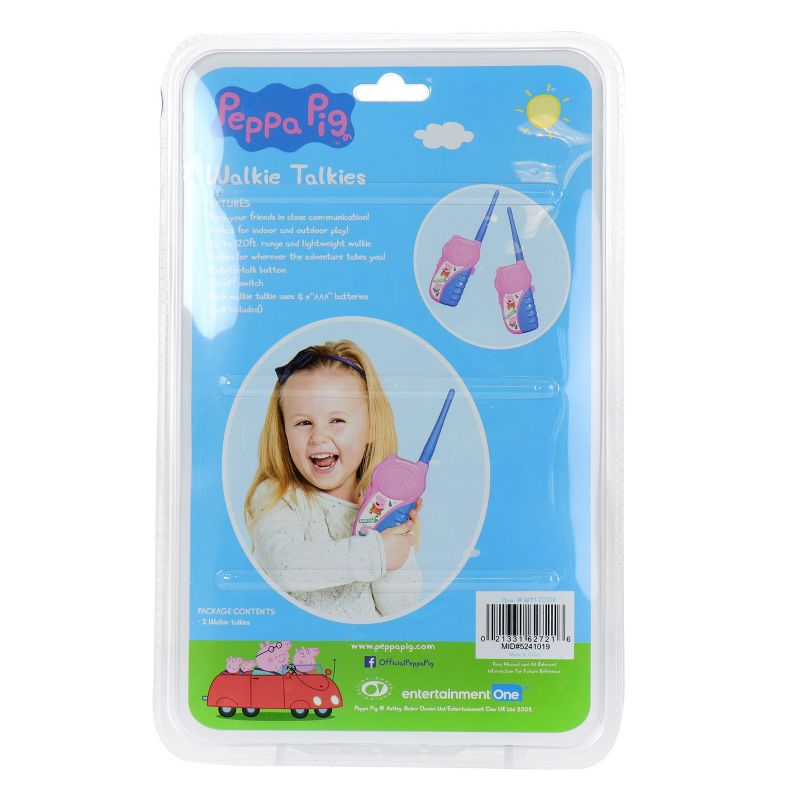 Peppa Pig 2 Piece Walkie Talkie Set