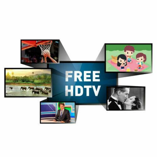 Antenna Digital HD TV Amplified Mile Ultra Thin 60 Miles Range Indoor 1080P 4K