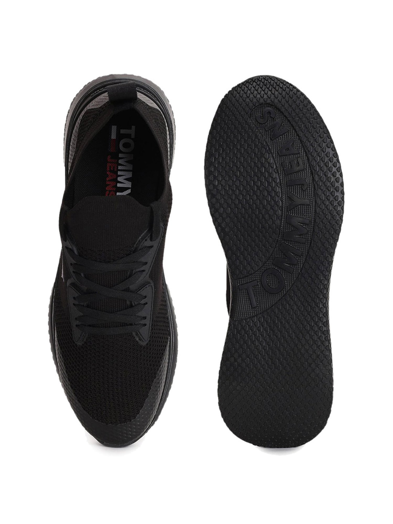 Tommy Hilfiger Men's Black Casual Sneakers