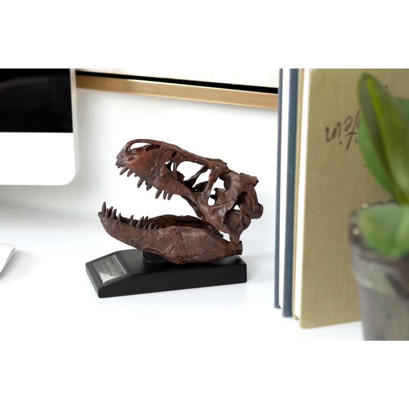 Master Replicas The Nation's T-Rex Skull Statue | 6-Inch Smithsonian Fossil Replica| 1:10 Scale