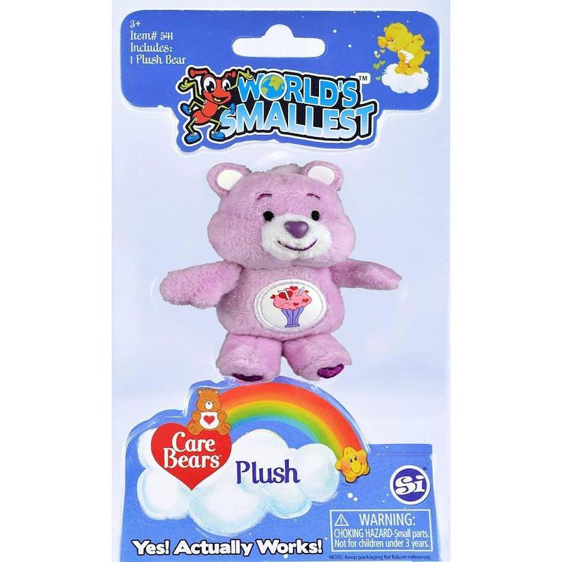 Super Impulse Worlds Smallest Care Bears Mini Plush Toy | Share Bear
