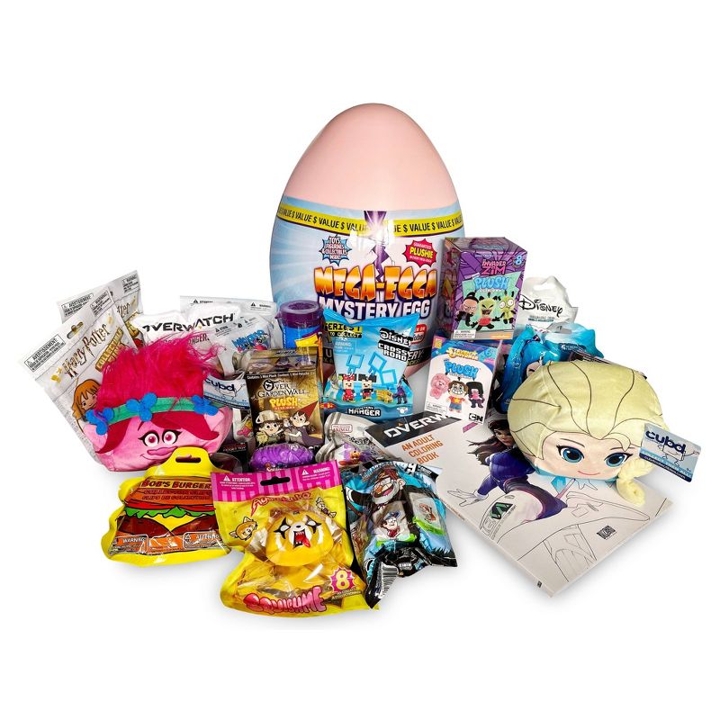 Mega-Egga Toys Ultimate Surprise Giant Mystery Egg – Pastel Pink