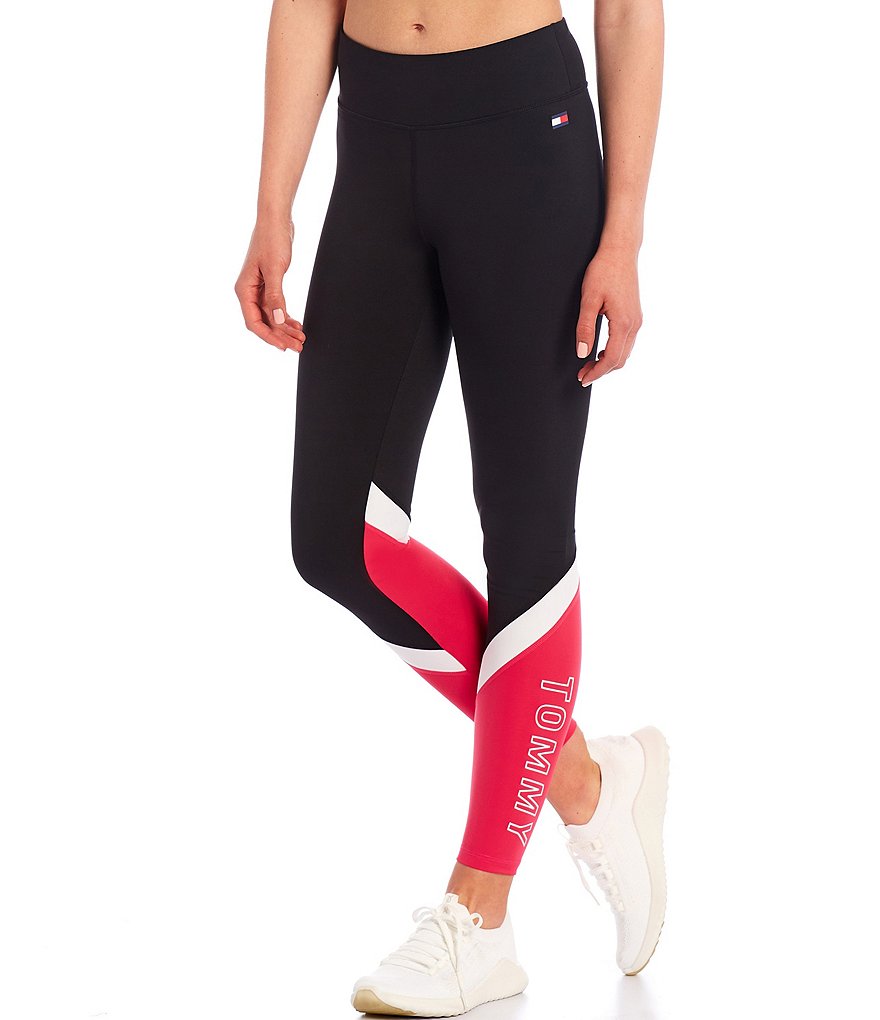 Tommy Hilfiger Sport High Rise Colorblock Logo Leggings
