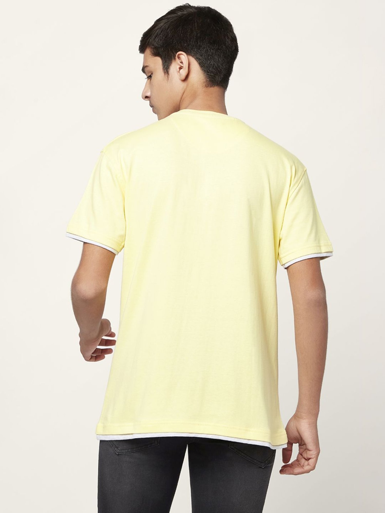 Coolsters by Pantaloons Kids Yellow Cotton Printed T-Shirt