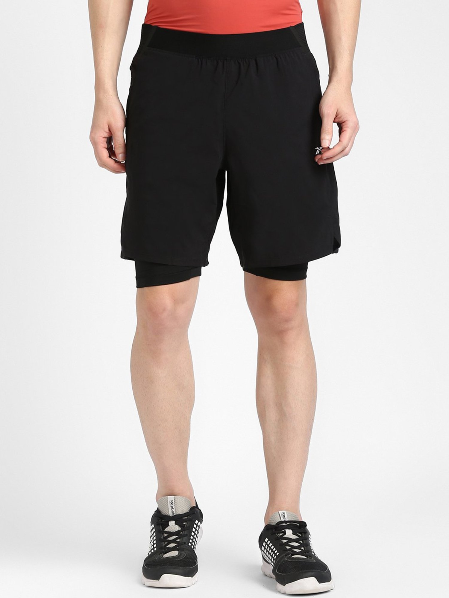 Reebok Black Regular Fit Shorts