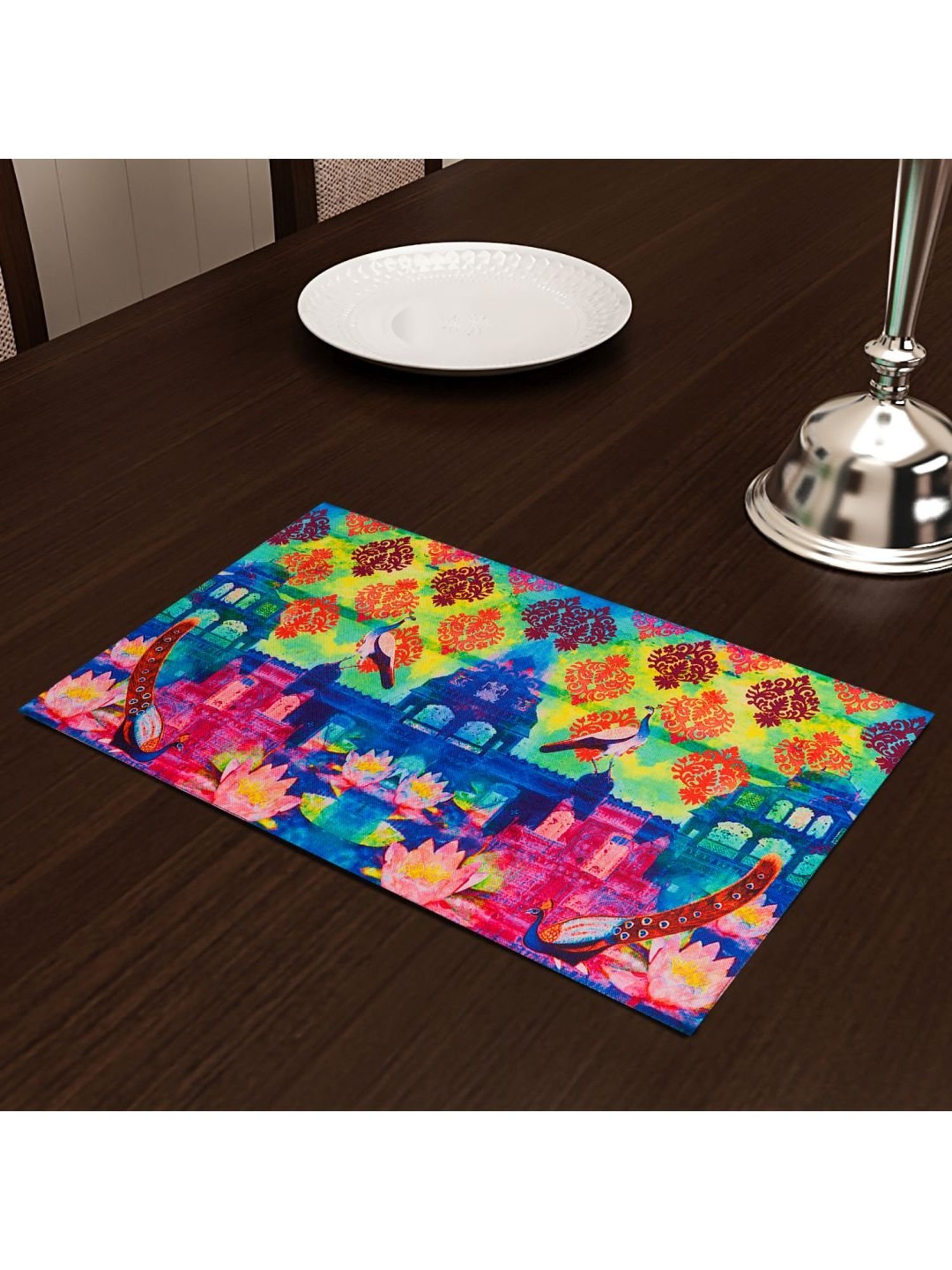 SEJ by Nisha Gupta Multicolor Placemats - Set of 4