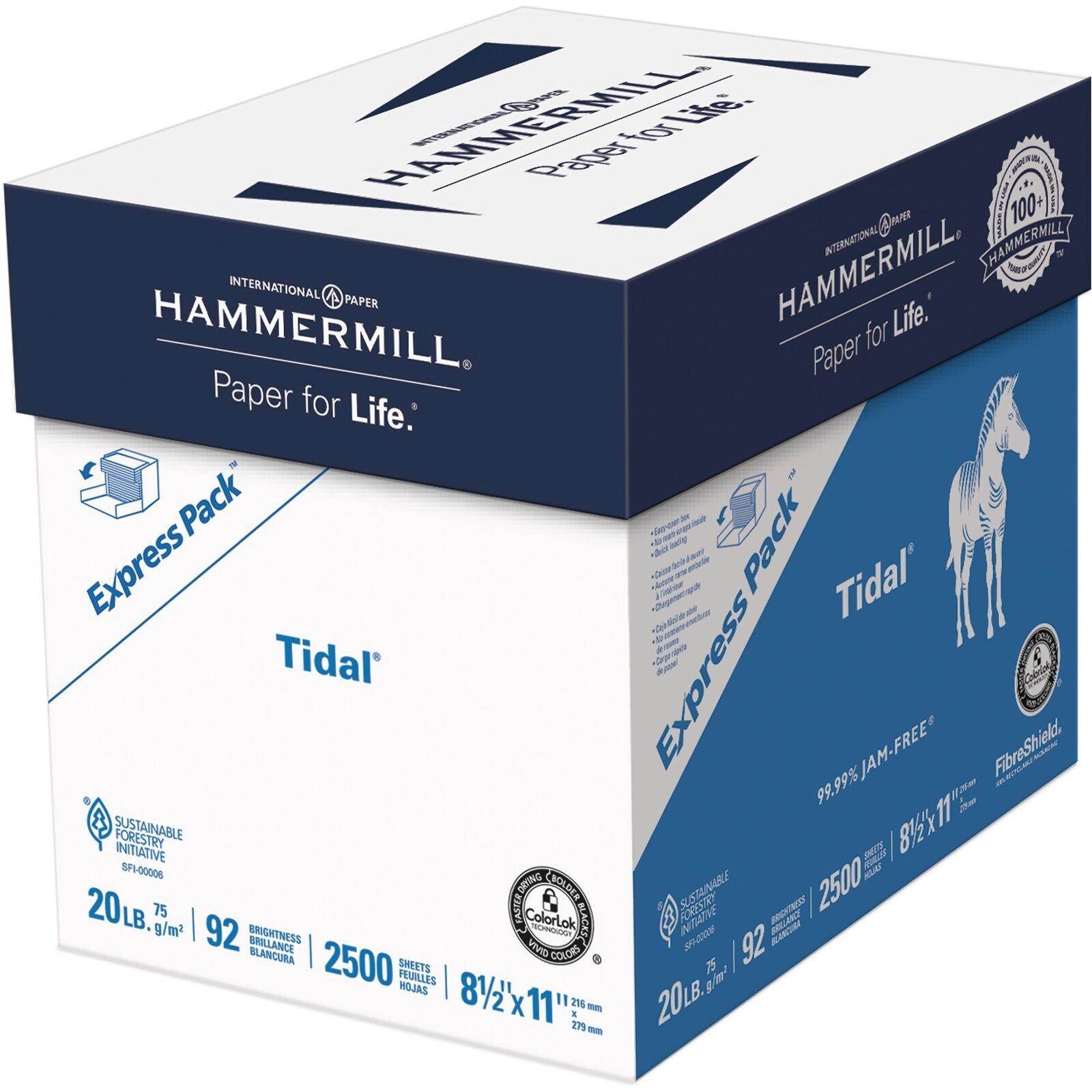 Hammermill Tidal Mp Paper - For Inkjet Print - Letter - 8.50" X 11" - 20 Lb - 92
