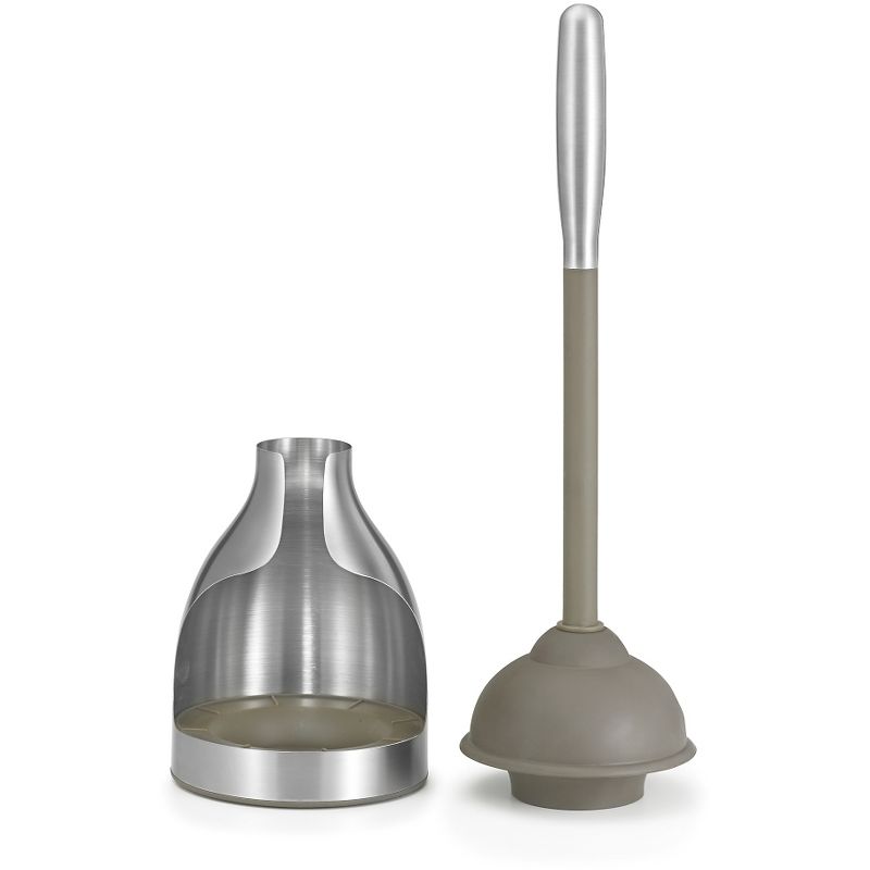 Toilet Plunger Caddy Stainless Steel - Polder