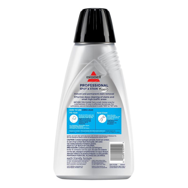 BISSELL Professional Spot & Stain + Oxy Formula - Portable Cleaners- 2038