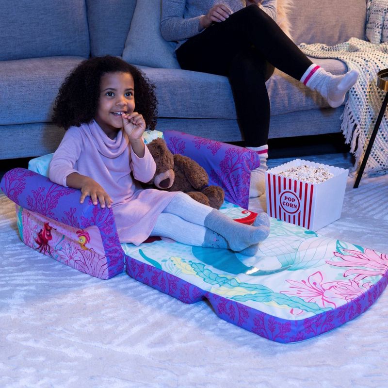 Marshmallow Furniture Ariel Kids' 2-in-1 Flip Open Foam Sofa