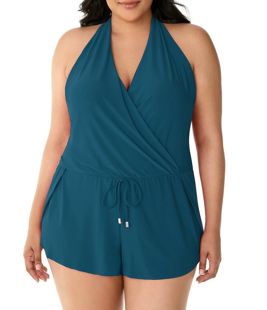 Magicsuit Plus Size Bianca One Piece Control Fit Romper Suit