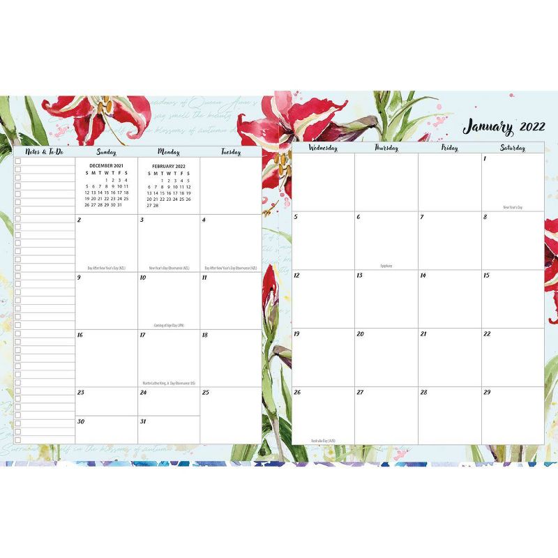 2021-22 Monthly Planner 17 Months 8.5" x 11" Eden - Artisan by Lang