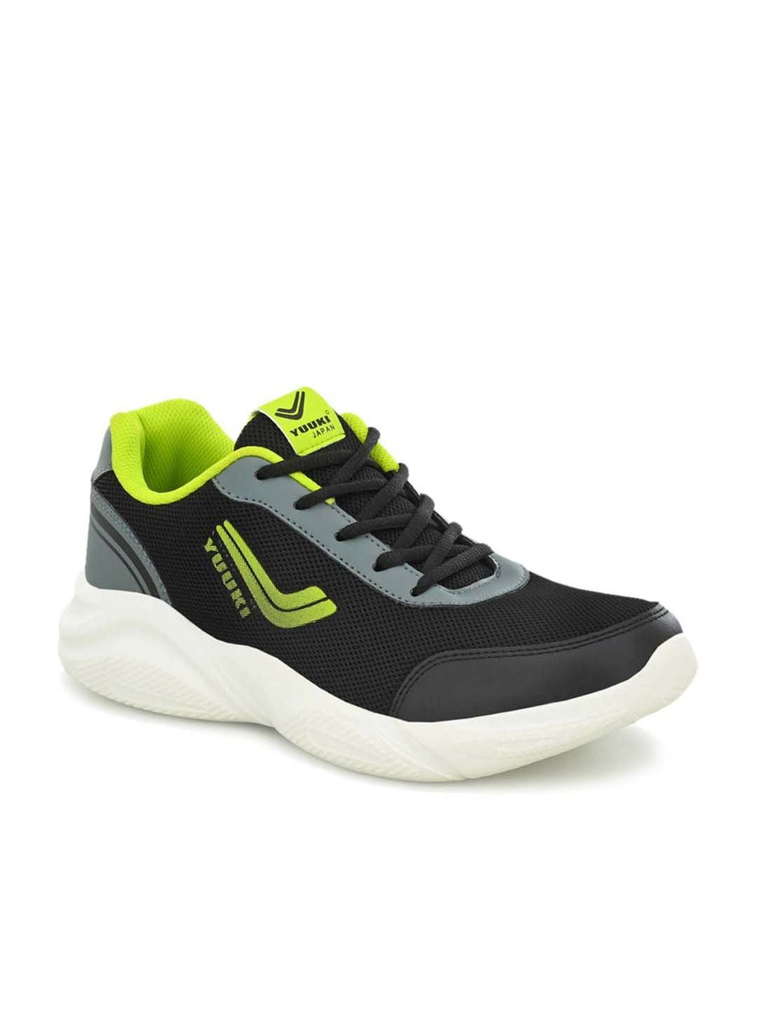 Yuuki Men's PEGASUS Black Running Shoes