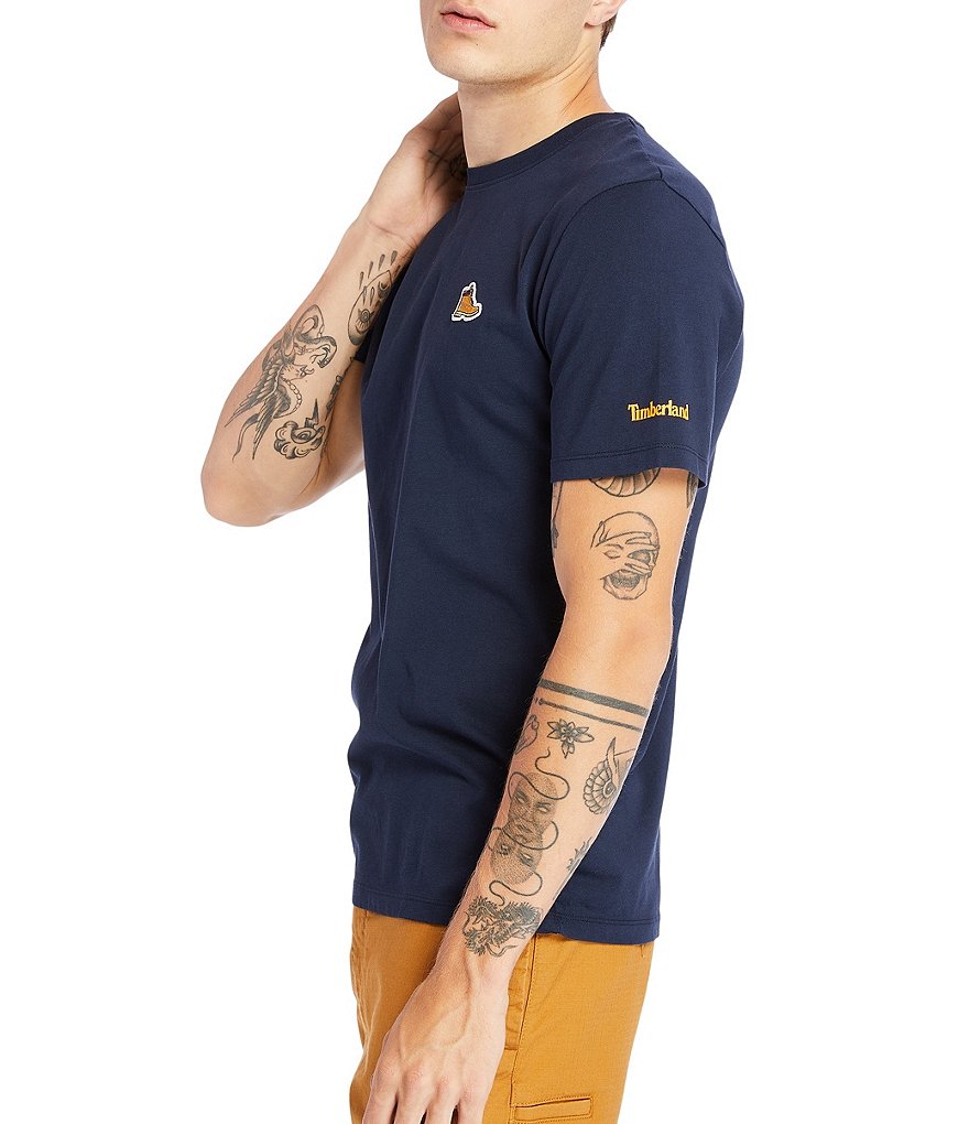 Timberland Boot Logo Short-Sleeve Organic Materials Tee