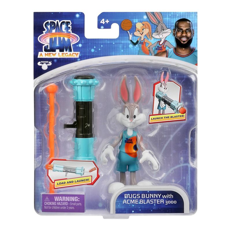 Space Jam: A New Legacy - Bugs Bunny Baller Action Figure with ACME Blaster 3000