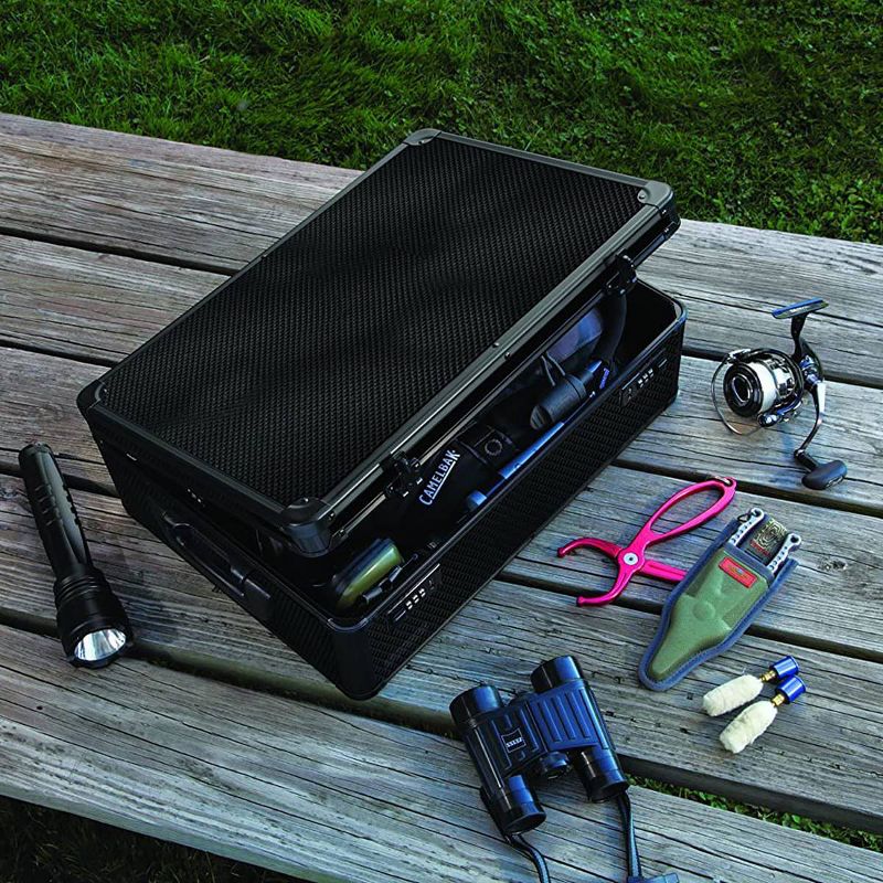 Vaultz Locking Storage Chest - Tactical Black