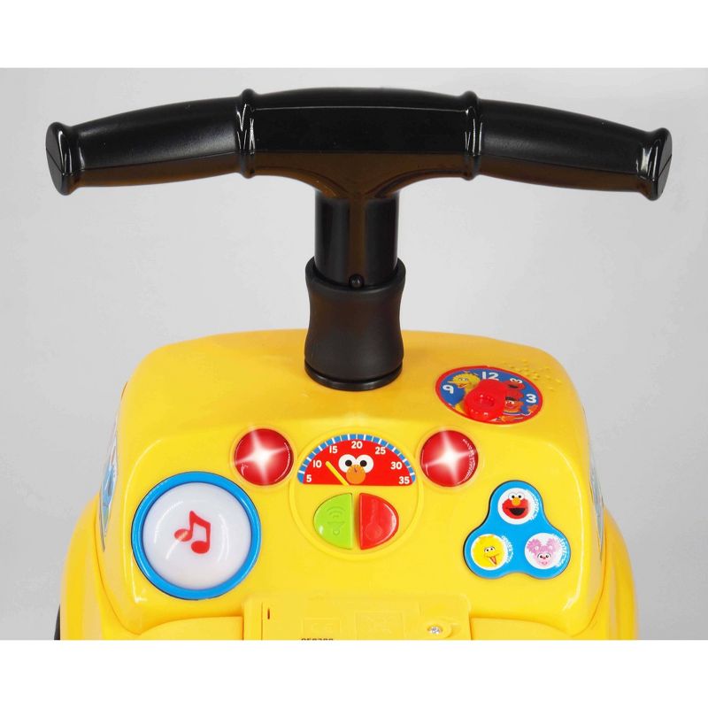 Sesame Street Elmo School Bus Lights N' Sounds Ride-On