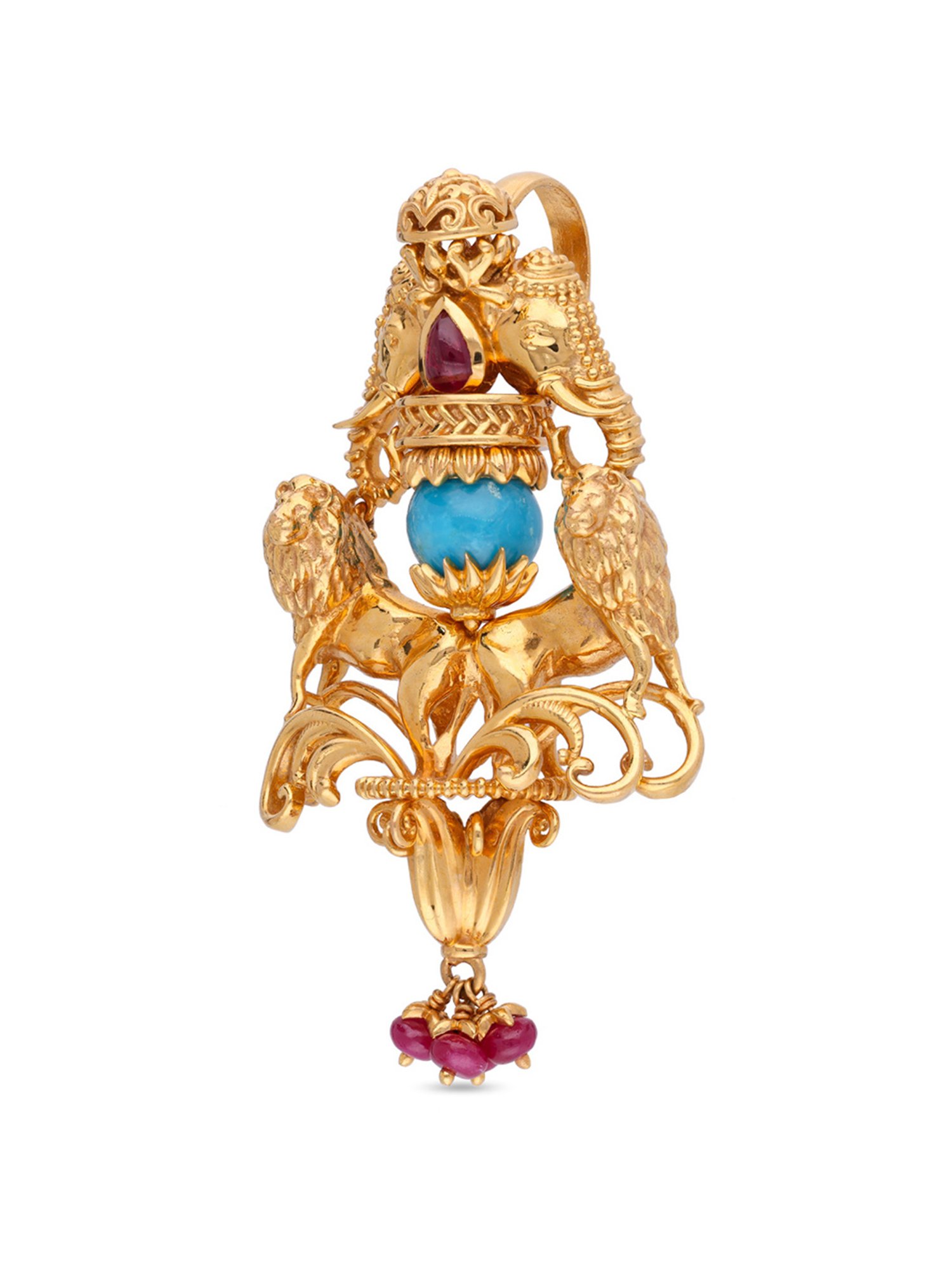 Joyalukkas 22k Love Embrace Gold Pendant