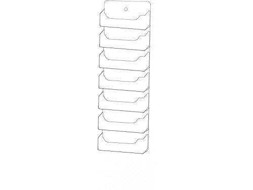 Marketing Holders Business Card Holder Acrylic Clear 7 Pocket