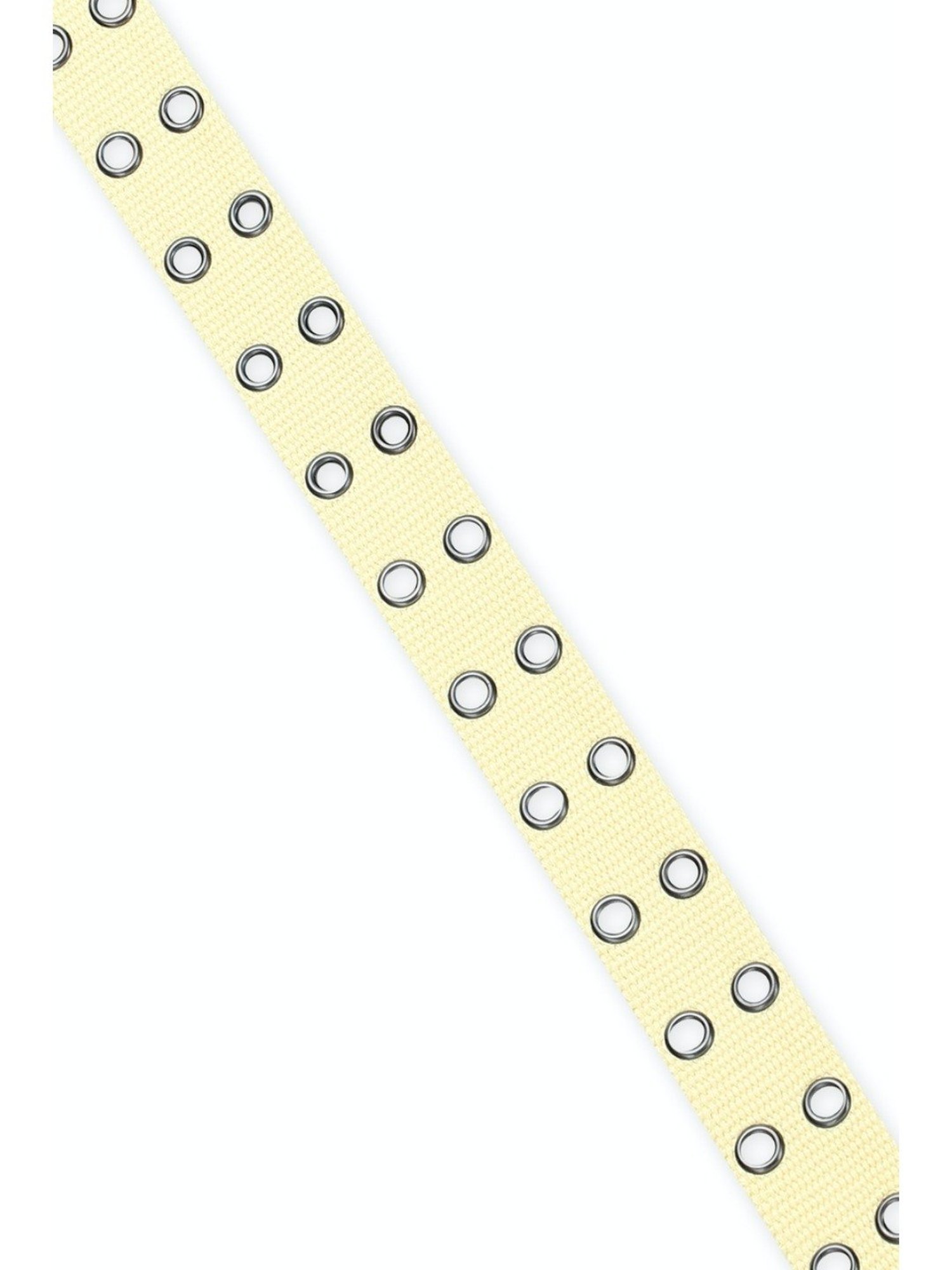 American Eagle Yellow Perforated Casual Belt for Women
