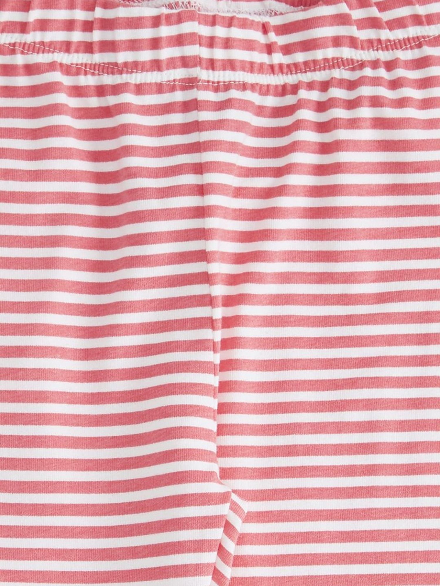 Jockey Kids White & Black Cotton Striped Leggings