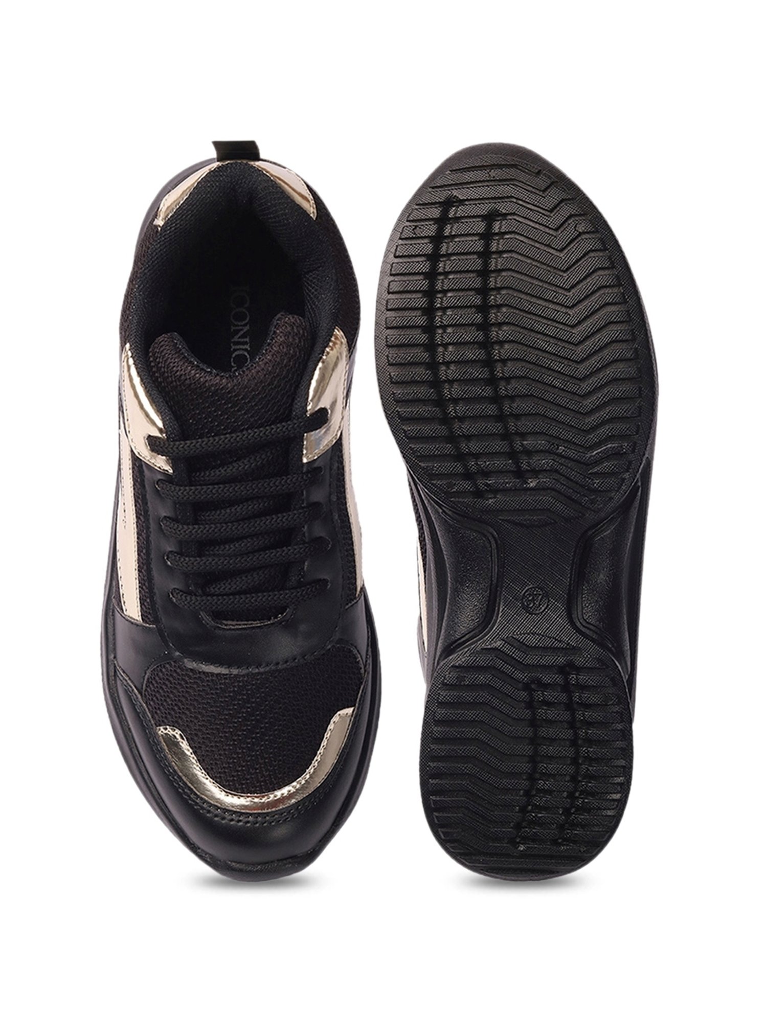 Iconics Women's Black Running Shoes