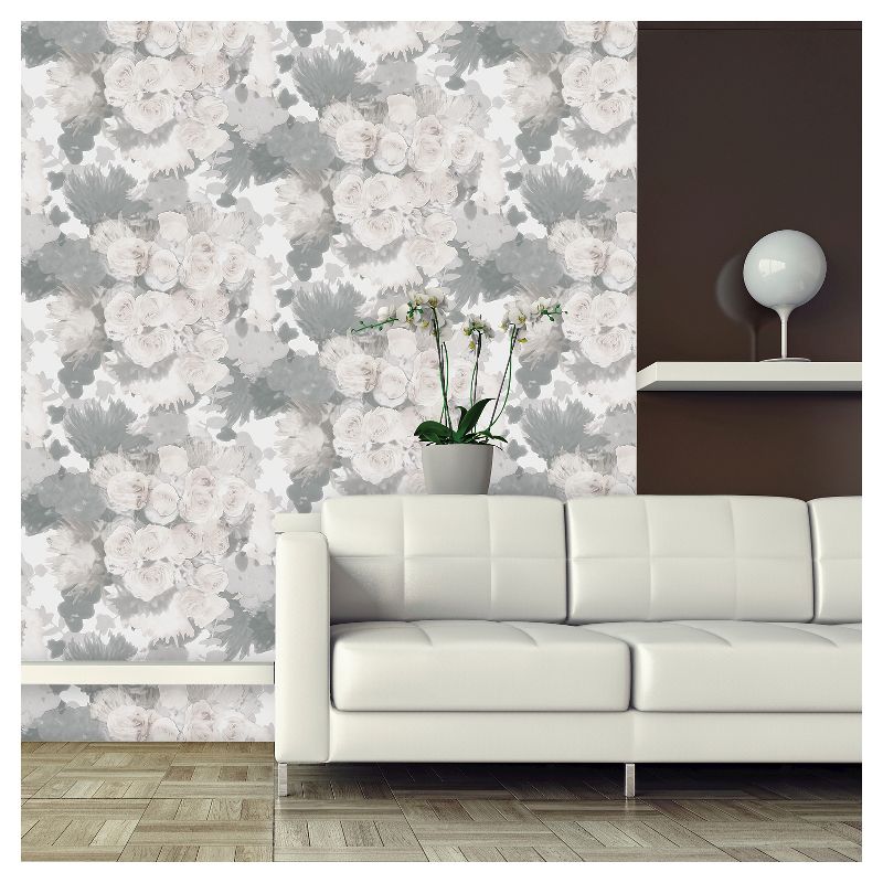 Devine Color Bouquet Floral Peel & Stick Wallpaper Mirage