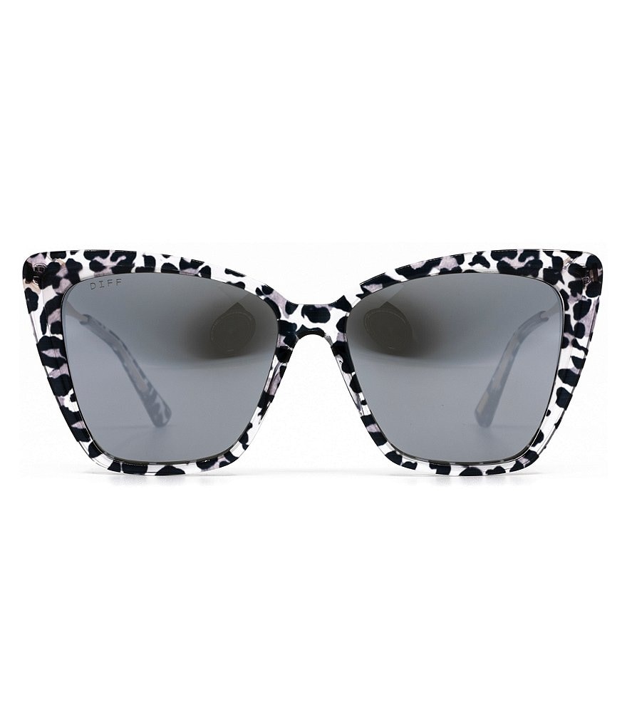 DIFF Eyewear Becky II Tortoise Polarized Cat Eye Sunglasses