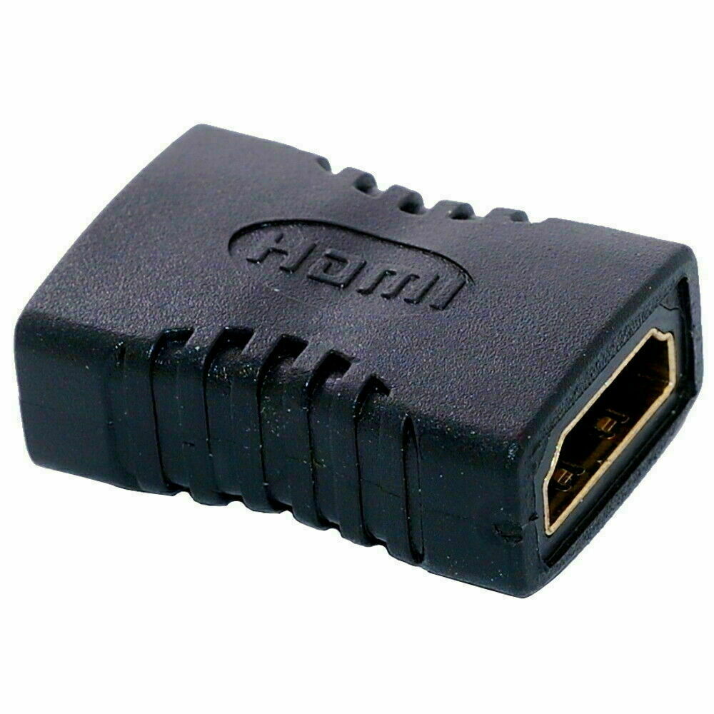 New 2x HDMI Female to Female Coupler Connector Extender Adapter Cable HDTV1080P