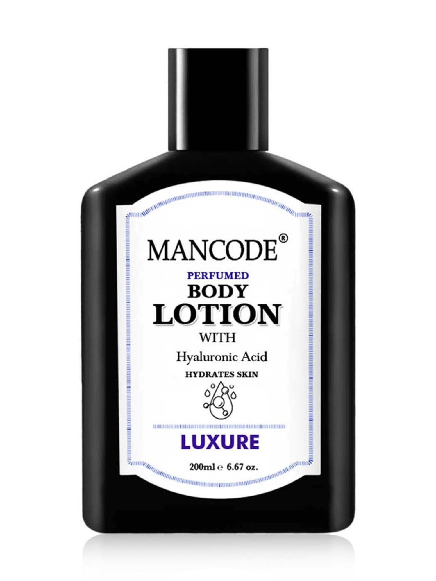 Mancode Luxure Perfumed Body Lotion with Hyaluronic Acid - 200 ml