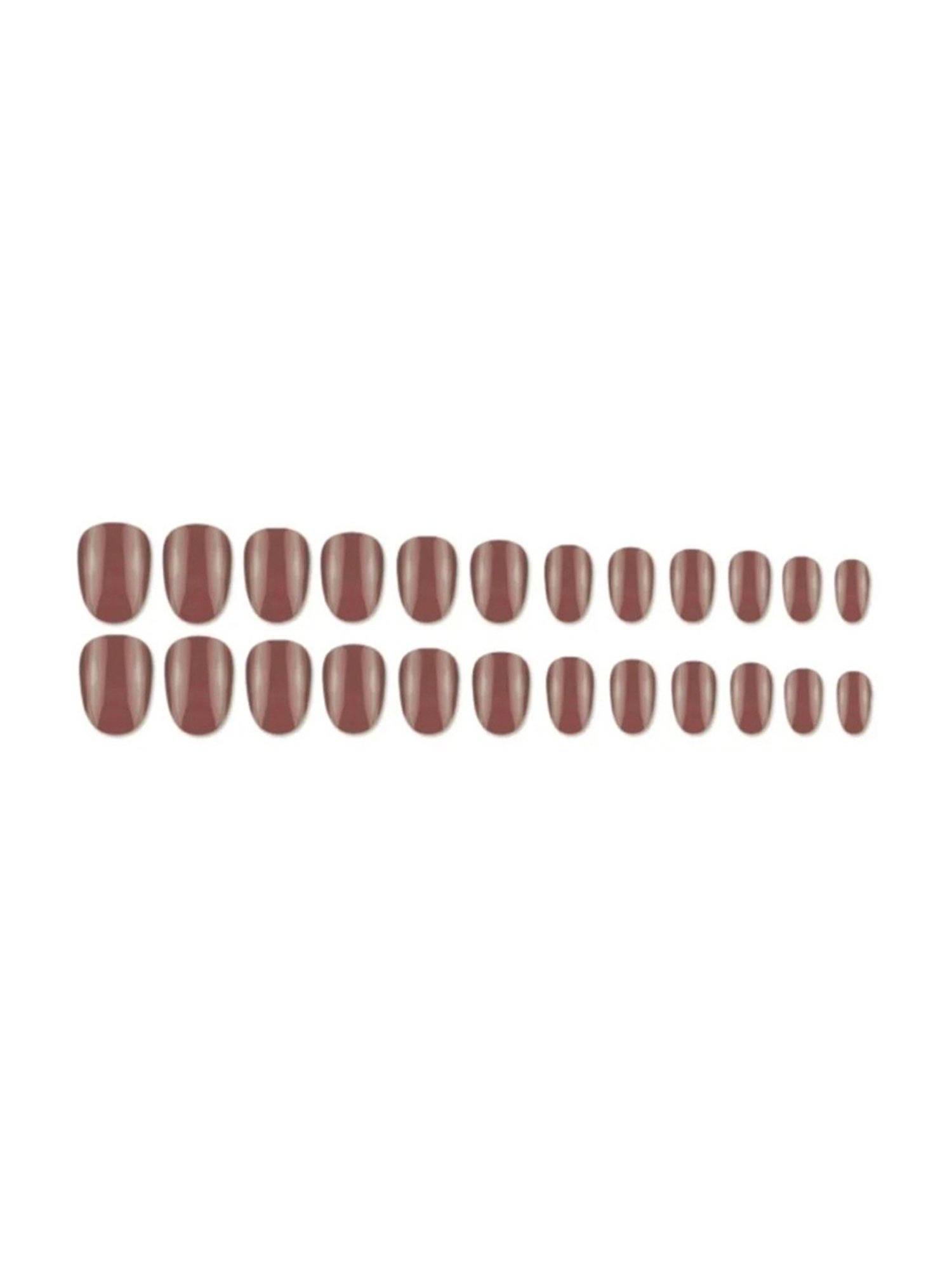 Polish Me Pretty Gel Polish Press-On Nails Barista - Set of 24