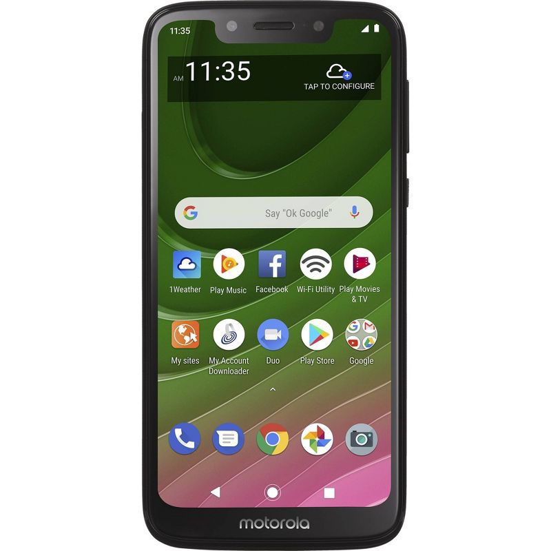 Total Wireless Prepaid Motorola Moto G7 Optimo Maxx 4G LTE (32GB) GSM - Black