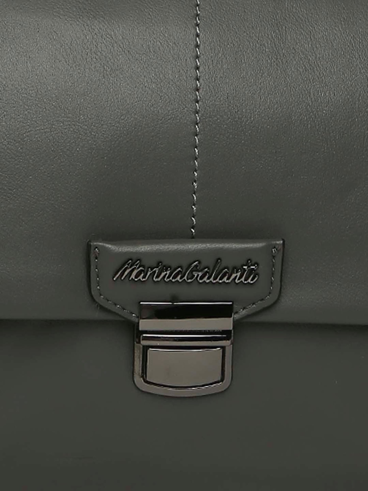 Marina Galanti Green Solid Medium Satchel Handbag