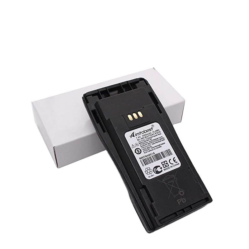 NNTN4851 2000mAh Ni-MH Battery Compatible for Motorola Radio PR400 EP450 CP200 CP040 CP140 CP150 CP340 CP360 NNTN4496 NNTN4497 NTN4497CR