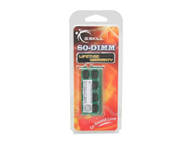G.SKILL 4GB 204-Pin DDR3 SO-DIMM DDR3 1600 (PC3 12800) Laptop Memory Model F3-12800CL11S-4GBSQ
