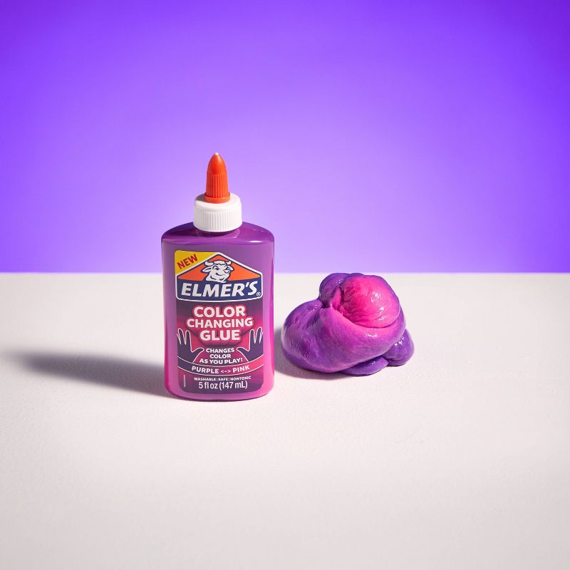 Elmer's 5oz Color Changing Glue - Purple/Pink