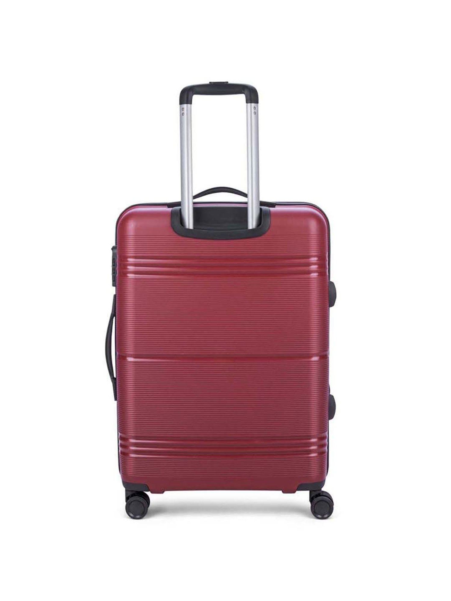 Skybags Paratrip Maroon Textured Hard Medium Trolley Bag - 48 cm