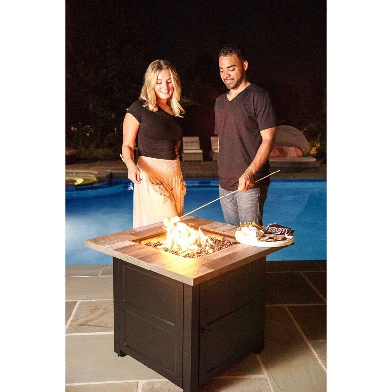 13" Terrazzo Propane Tabletop Fireplace - Beige - Project 62™